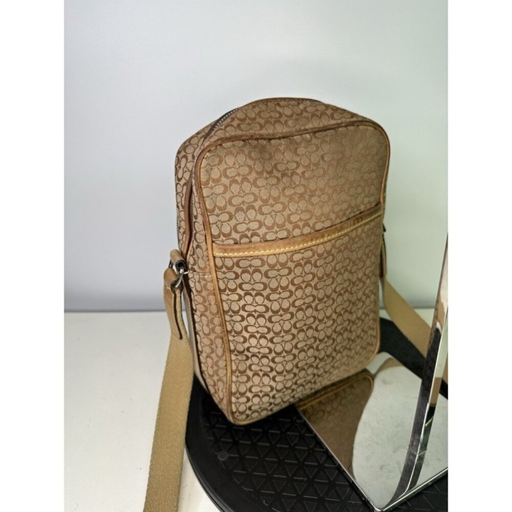 Vintage Coach 4274 Shoulder Bag Canvas/Leather Brown - Picture 4 of 10
